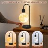 DuliCube Floating Moon Lamp with 3 Color LED Lights, Magnetic