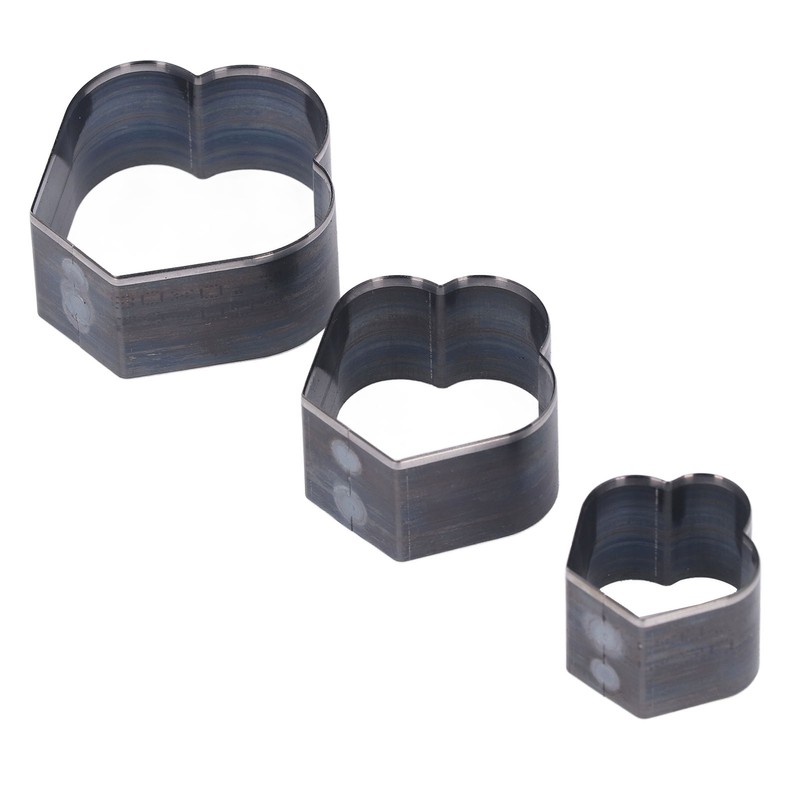 3Pcs Crown Shape Leather Punching Die Set Cutting Knife Kit