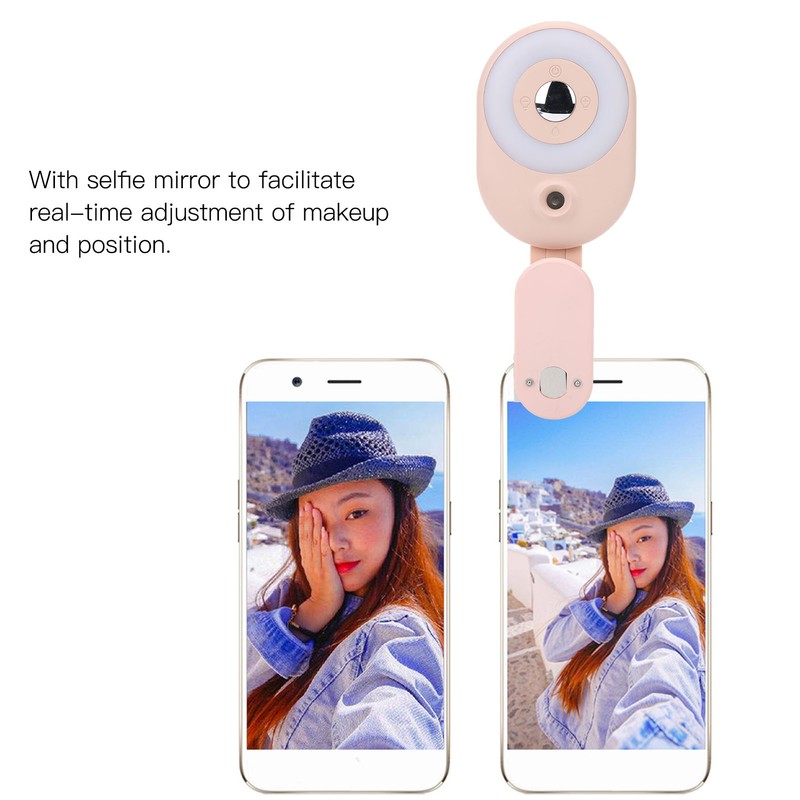 Dimmable Fill Light Soft Lamp Mini Humidifier for Phone Video
