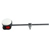Drum Beater Hammer Metal Handle Round White Felt Head Perfect
