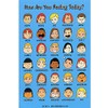 Kindle Mental Mini Blue Feelings Poster with Graphics Set of