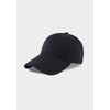 COTIDI Mens 100% Cotton Baseball Cap Adjustable Hat, black, Unit