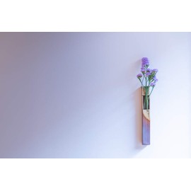 Kyoto Hanakitsu Single Vase, Wall Hanging, Shigaraki Ware, Pottery, Flower Base, 3 Types (Fire-colored Videro)