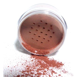 Pure Ziva Pink Brown Shade Loose Mineral Highlighter Blush Powder, Matte Finish, Talc & Paraben Free, 7 grams, No Animal Testing & Cruelty Free