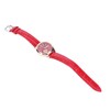 Women Watch Wine Red Mechanical Watch Luminous Waterproof Hollow Heart