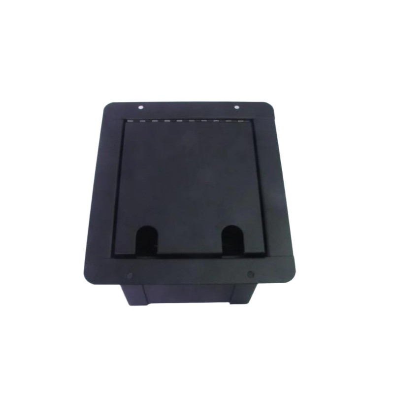 Recessed Floor Pocket Stage Box Loaded w/ 2 NCJ6FI-S Neutrik