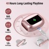 Thunelec Wireless Earbuds, Bluetooth 5.4 Headphones with Multifunctional Touch Screen,