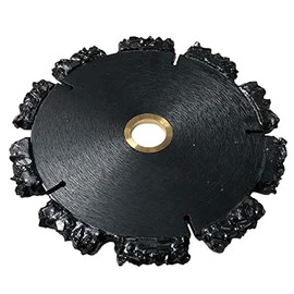 5" Demolition Saw Blades for Asphalt Shingles, Metal Sheet/Studs, Tar/Gravel Roofing, Wood, Fiberglass, 1/4" Segment Width, 7/8" Arbor