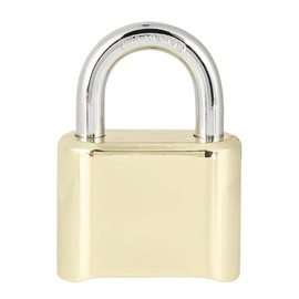 Waterproof Zinc Alloy 4 Digits Password Keyless Short Lock Beam Bottom Unlock Padlock Gold