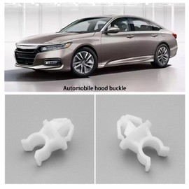 Be In Your Mind Pack of 10 Bonnet Holder Clips Replacement Compatible with Honda Civic Accord Hood Prop Retaining Clip Car Accessories Plastic
