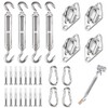 Slzhds 4 Pcs Kit Montaje Toldos Vela, M6 Tensores para