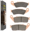 Caltric Front And Rear Brake Pads for Honda VT1300CT Interstate