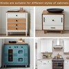 5 Pcs 30mm Round Cabinet Knobs Equipped with Screws and