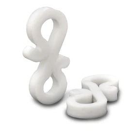 S4U Gutter Hooks, Gutter Hook Multi Pack for Securing Lights to Guttering (60 - White)