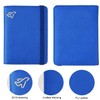 WALNEW Passport Holder, PU Leather Travel Passport Cover Wallet, RFID