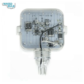 NAKED BULB NK-921-250CW LED RV Replacement EMI Suppressed Vented Bulb, Wedge T5 Base – i.e. (921 Type), 250 Lumen 8-20 Volts Cool White (8 Pack)