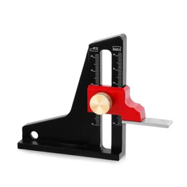 Woodworking Height Gauge, Aluminium Alloy Woodworking Tools Dual Scale Woodworking Depth Gauge Precise Height Gauge for Table Saw Wood Working