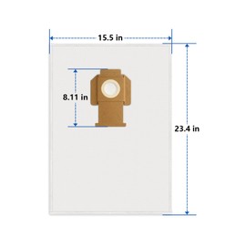 5 Pack DWV9402 Fleece Replace Shop Vacuum Bags