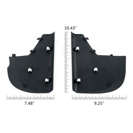 DOTCOM Center Console Extension Panel Left & Right Compatible with 2009 2010 2011 2012 DODGE RAM 1500/2010 2011 2012 DODGE RAM 2500 3500