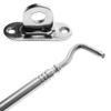 8" 10mm Dia Cabin Hook and Eye Shed Gate Door