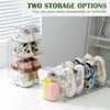 FJZZ 2 Pack Upgraded Kids Shoe Rack, Clear Acrylic Baby