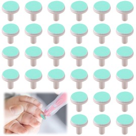 30 Pcs Baby Nail File Pads, Nail Trimmer Replacement Pads for Electric Baby Trimmer Nails Grinding Polishing Head Universal Children's Spare Nails Grinder Head For Babies 12 Months and Up