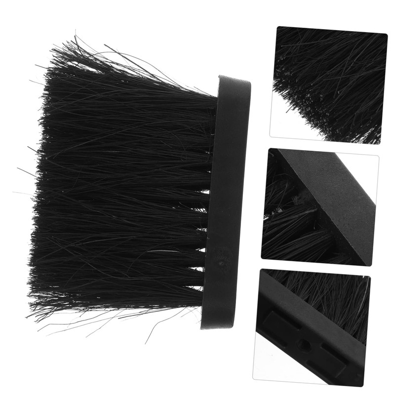 MAGICLULU 2pcs Fireplace Brush Head Replacement for Chimney Cleaning Fireplaces