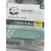 Zenna Home Decorative Shower Rings ~ NEVER RUST ~ Matte
