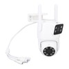 PTZ Security Camera WiFi Dual Lens 4MP Night Vision Motion