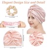 YBVABE Satin Bonnet and Scrunchies Set - Multipurpose Hair Cap