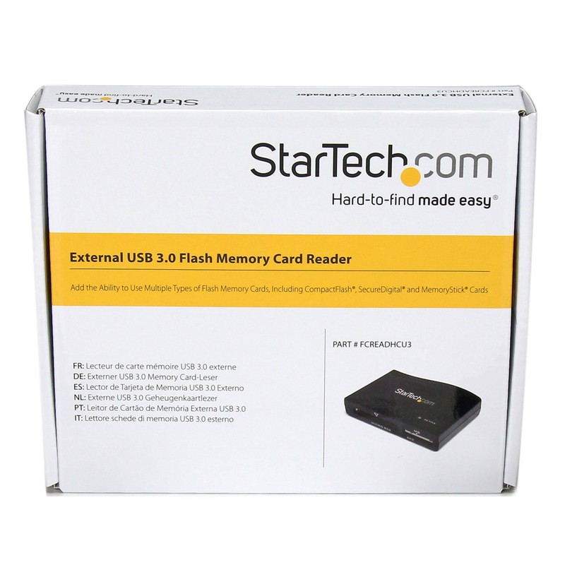 StarTech.com USB 3.0 Multi Media Flash Memory Card Reader (FCREADHCU3)