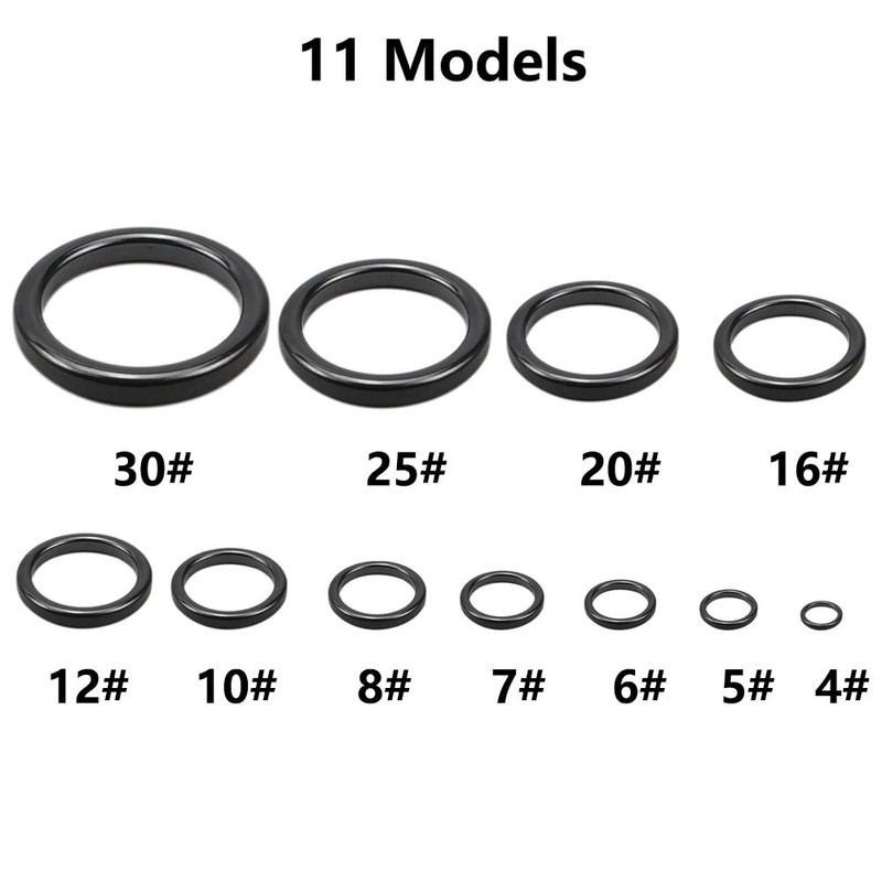 160 PCS Fishing Rod Guide Kit, Black Rod Ceramic Guides