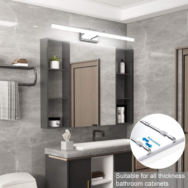 Aipsun 31.5 inch LED Vanity Lights Adjustable Bathroom Vanity Light