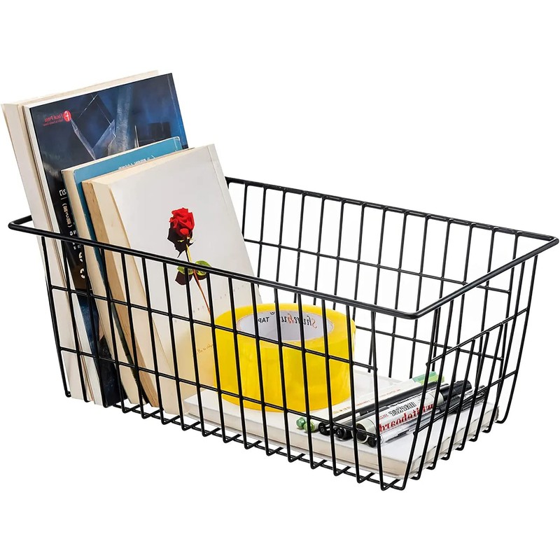 GEDLIRE 15.2" Metal Wire Baskets for Organizing 6 Pack, Household
