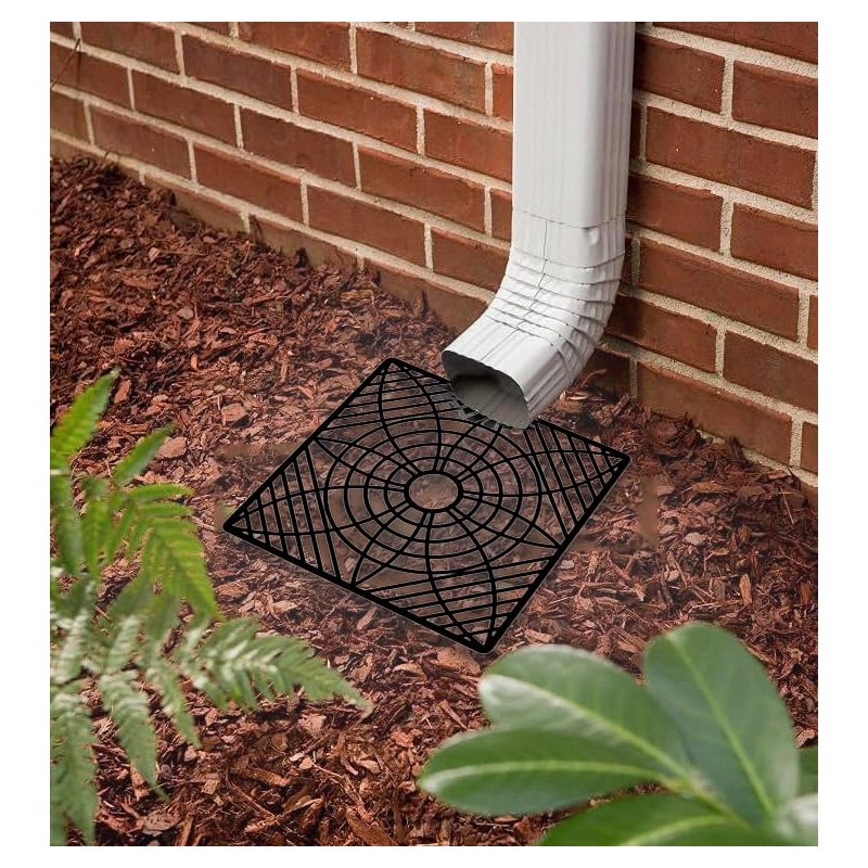YOTODY Gutter Downspout Extensions,Catch Basin Low Profile Downspout Extender |