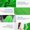 HEMMOTOP Green Screen Backdrop, 5x6.5 ft Photography Chroma Key Greenscreen