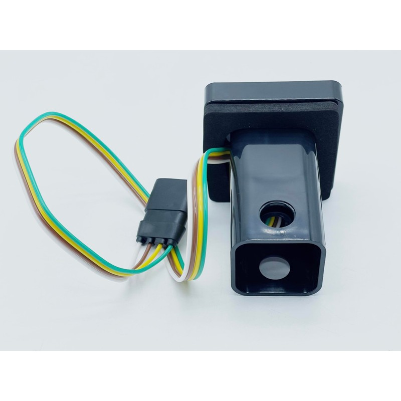 bubulu Hitch Member Cover with 12V LED Built-in Tail Light