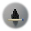 Druckschalter, 1-polig, EIN/AUS 23V/2A schwarz