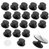 StickNGo 20-Pack Self-Adhesive Cabinet Knobs, No-Drill Self-Stick Drawer Knobs for