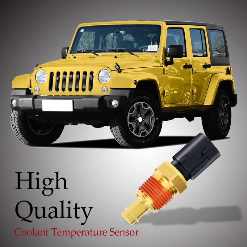 HAOBO Engine Coolant Temperature Sensor, Water Temperature Sensor 5149077AB Compatible