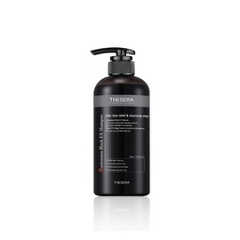 The Cera Lutension Black EX Shampoo 500ml Hair Loss Scalp Care Mildly Acidic Shampoo / 더쎄라 루텐션 블랙EX샴푸500ml 탈모 두피관리 약산성샴푸