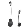 Clip On Light Black 9 Level 7 Lamps Foldable Flexible