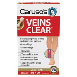 Caruso's Natural Health Veins Clear 30 Tablets