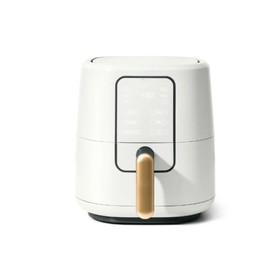 3 Qt Digital Air Fryer with Superior Air Flow Technology - Healthy Cooking with 4 Presets, Dishwasher Safe, Compact Design, Serves Up to 4 People (White Icing)