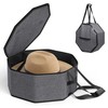 SLEEPING LAMB Hat Box for Travel and Storage, Collapsible Cowboy