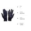 eGlove EQUEST GRIP PRO Leather Touchscreen Horse Riding Gloves (Navy