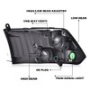 G-PLUS Headlights Assembly Fit For 2009-2012 Dodge Ram 1500 2500