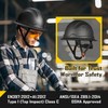 COOLJOB Full Brim Hard Hat, Vented Construction Safety Helmet OSHA