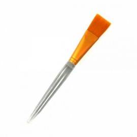 Gold-Accented Transparent Handle Mask Brush & Applicator Mask Accessory 4ea