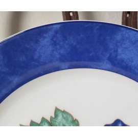 Limoges Bernardaud French Limoges BORGHESE BLUE Accent Salad Plate Never Used BRAND NEW